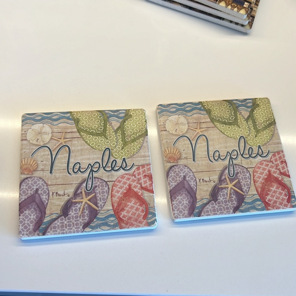 ⭐️🌴Naples Coasters (2)